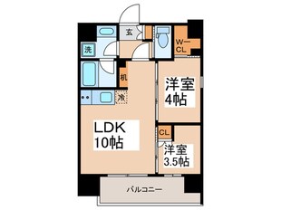 ルフォンプログレ蔵前ナチュールの物件間取画像